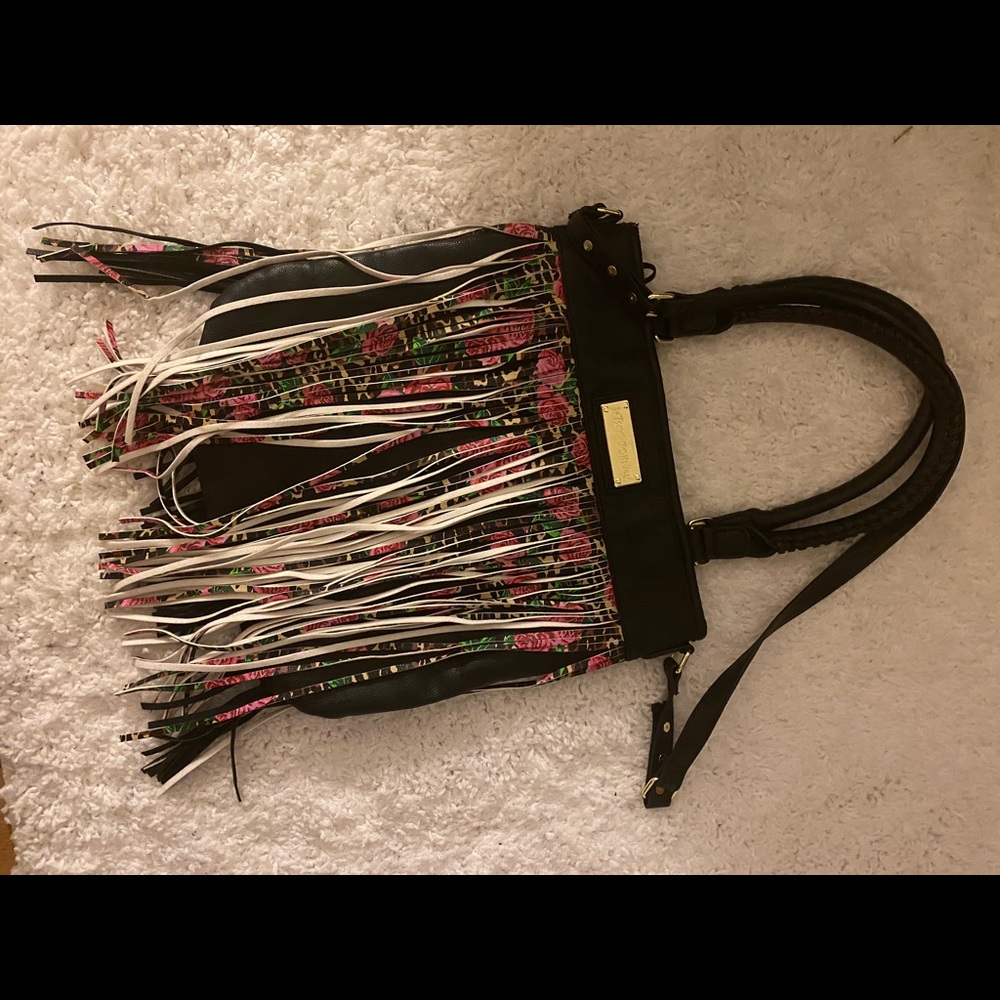 Betsy Johnson fringe purse